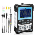 Handheld Digital Oscilloscope, 120MHz Bandwidth 500MSa/S Sampling Rate Portable Storage Oscilloscope, 2.4 Backlight Display, 3 Scan Modes, Storage of 2500 Waveforms X489108