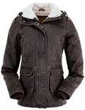 Brown Removable Hood Jacket P4822