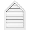 Peaked Top Surface Mount PVC Gable Vent H470