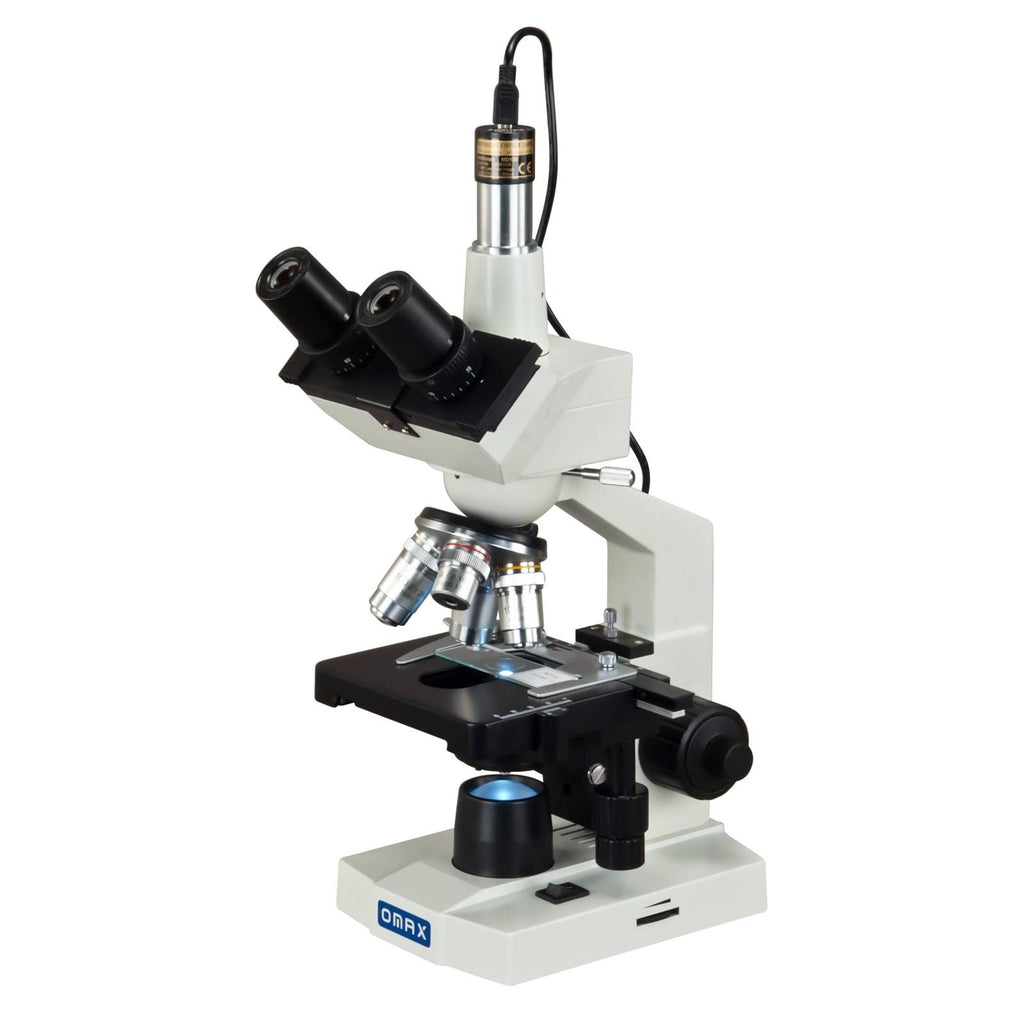 40X-2500X Trinocular Compound Microscope with USB Camera and Mechanical Stage Z743504
