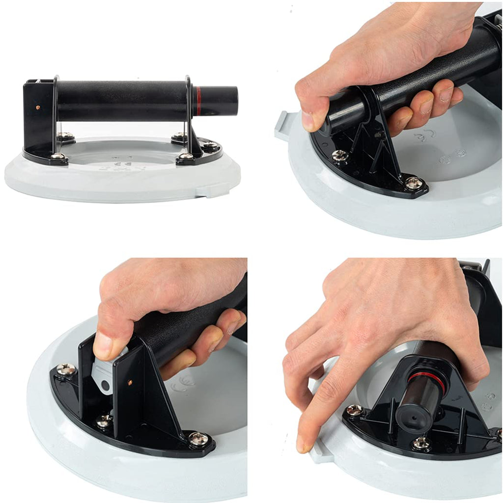 8 Glass Suction Cup with Handle and Pump A3457
