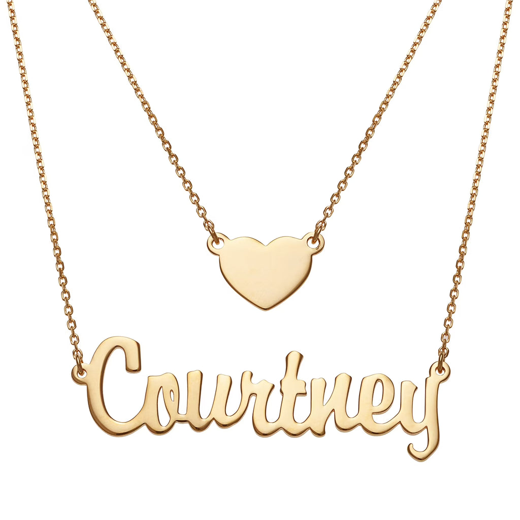 Sterling Silver Layered Double Necklace V1794