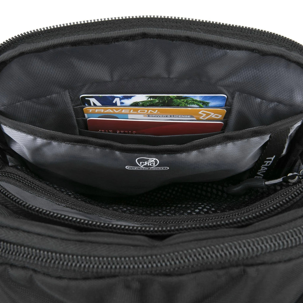 Charcoal Anti-Theft Tour Bag I985