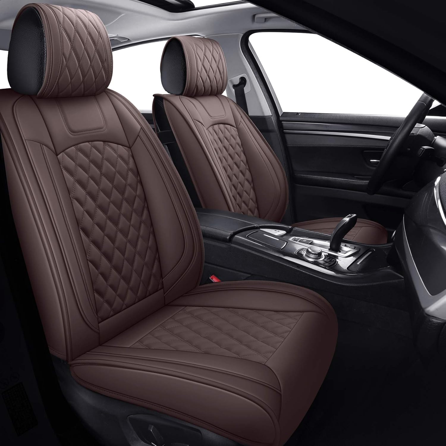 Waterproof Faux Leather Full Set Car Seat Covers I667047