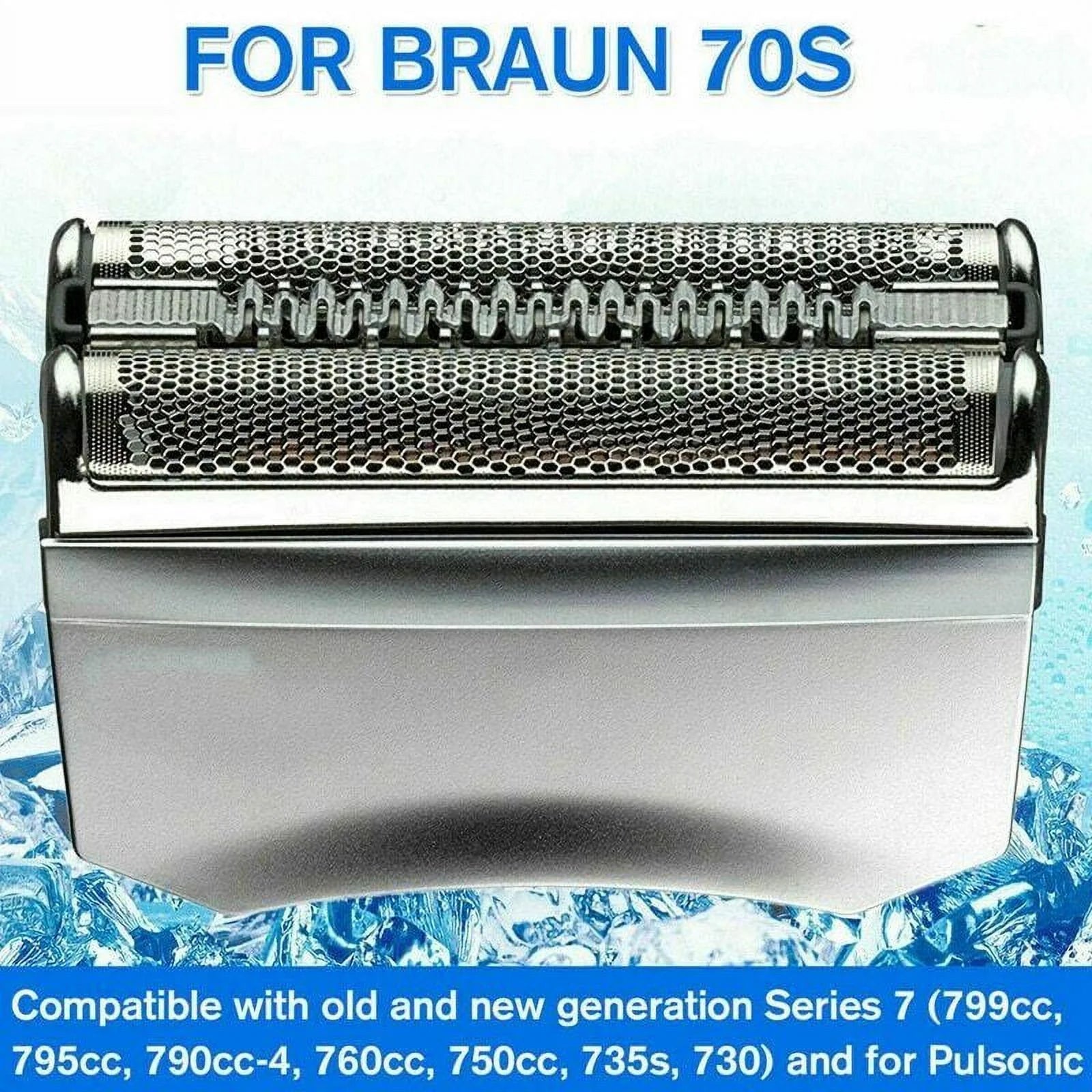 Replacement Foil and Cutter Cartridge for Braun 70S Series 7 790cc Shavers Y13950