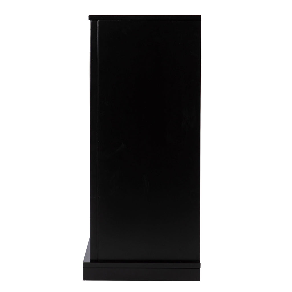 Black Wood Fireplace E6088