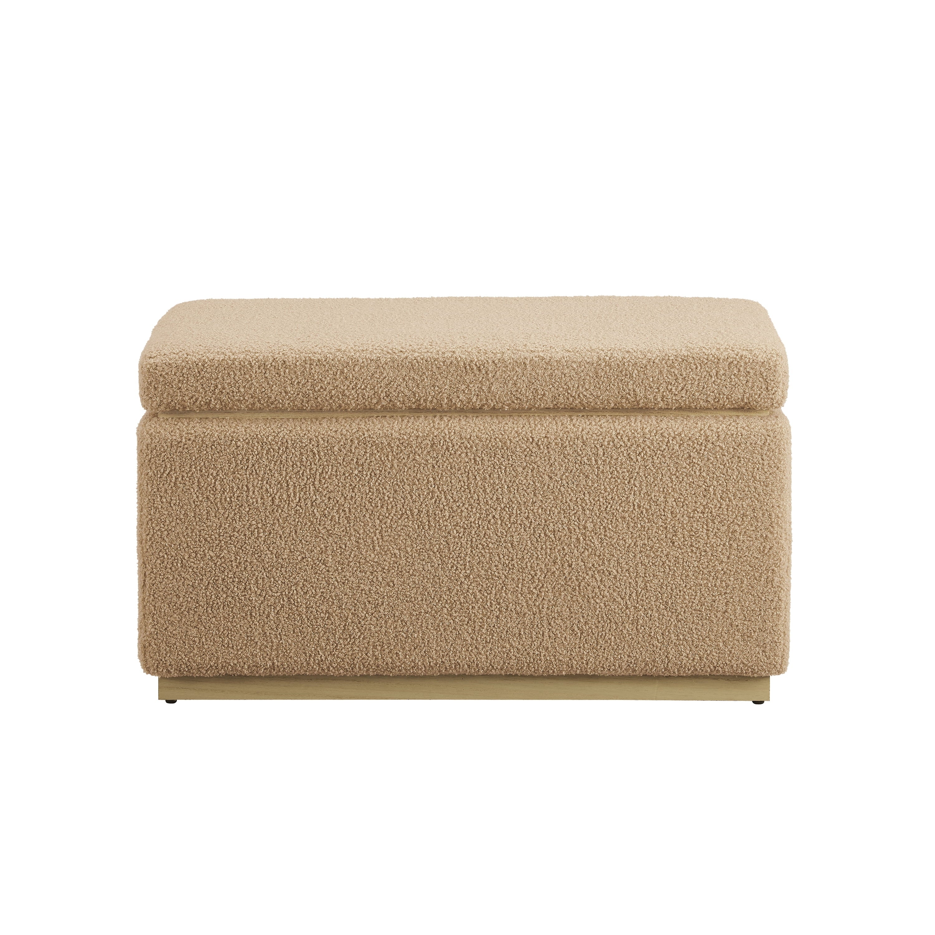 Tan Rectangle Storage Ottoman X252