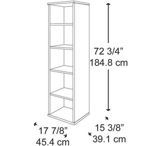 5 Shelf Mahogany Bookcase F316414