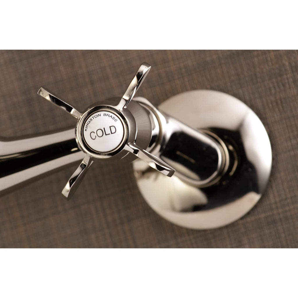 Polished Nickel Wall Mount Kitchen Faucet Q3452
