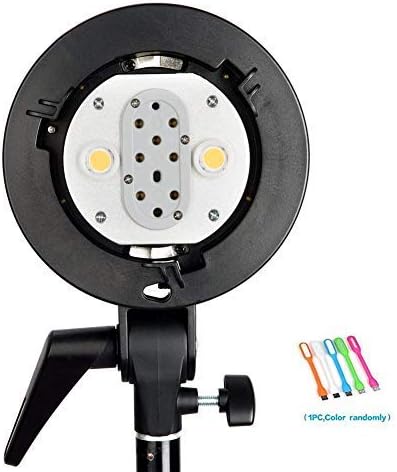 Dual Tubes Light Head Bowens Mount Flash Twin Head Bracket Pack of 2 H4341