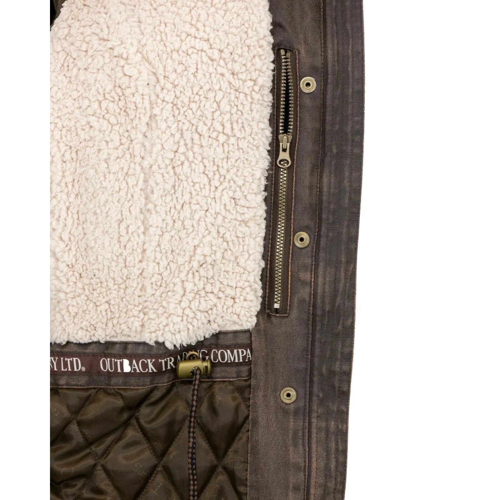 Brown Removable Hood Jacket P4822