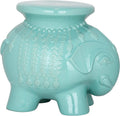 Light Blue Elephant Stool D810