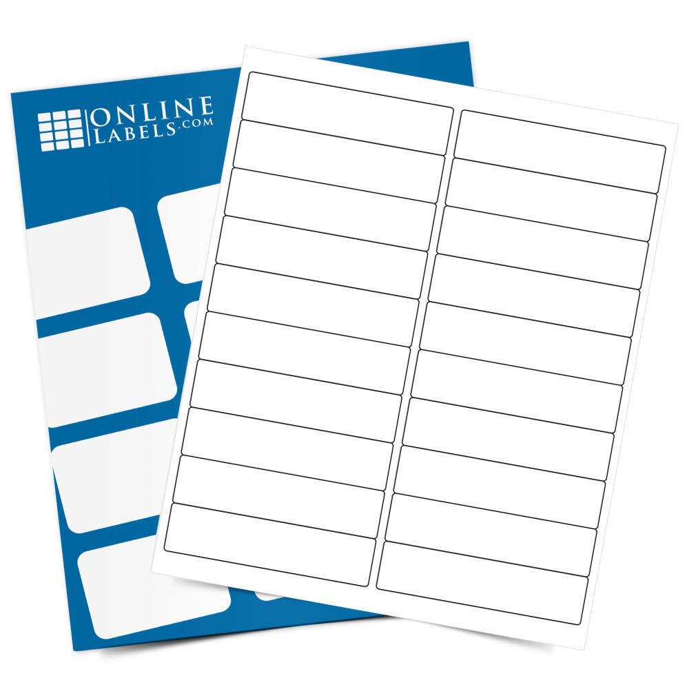 100 Sheets Weatherproof Gloss Inkjet Labels H7870