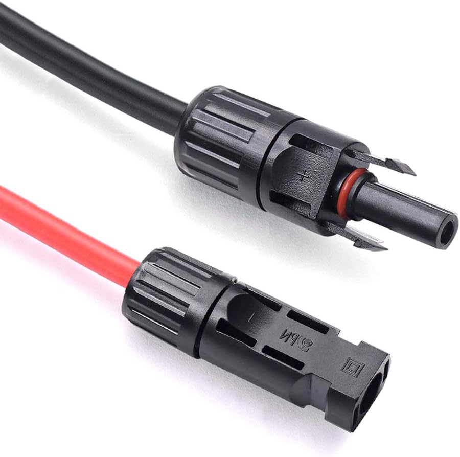 10 AWG 40 Feet Solar Extension Cable with Female and Male Connector B6829