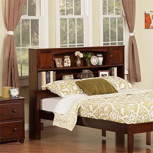 Full Bookcase Headboard in Walnut O571278