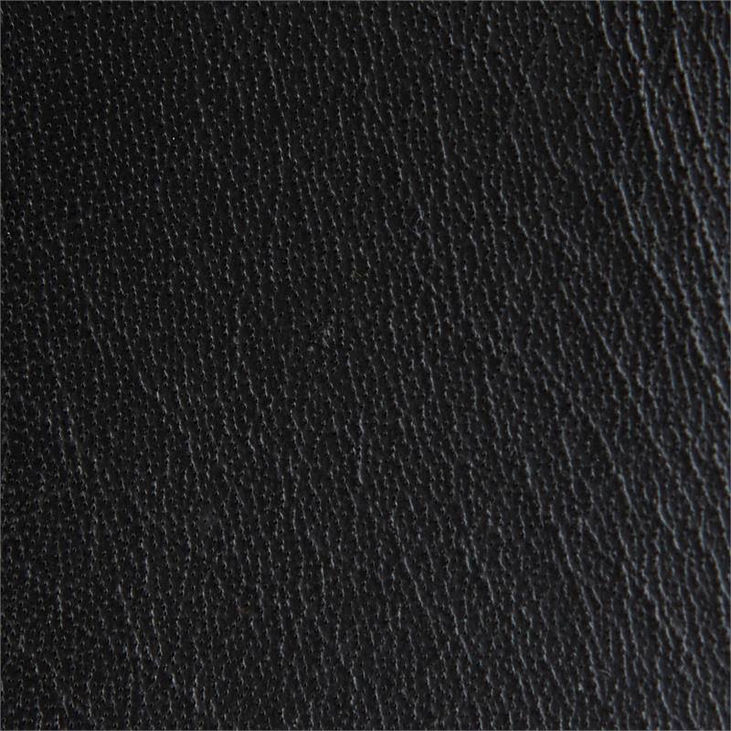 Black Woven Leather Seat Bar Stool Y704269