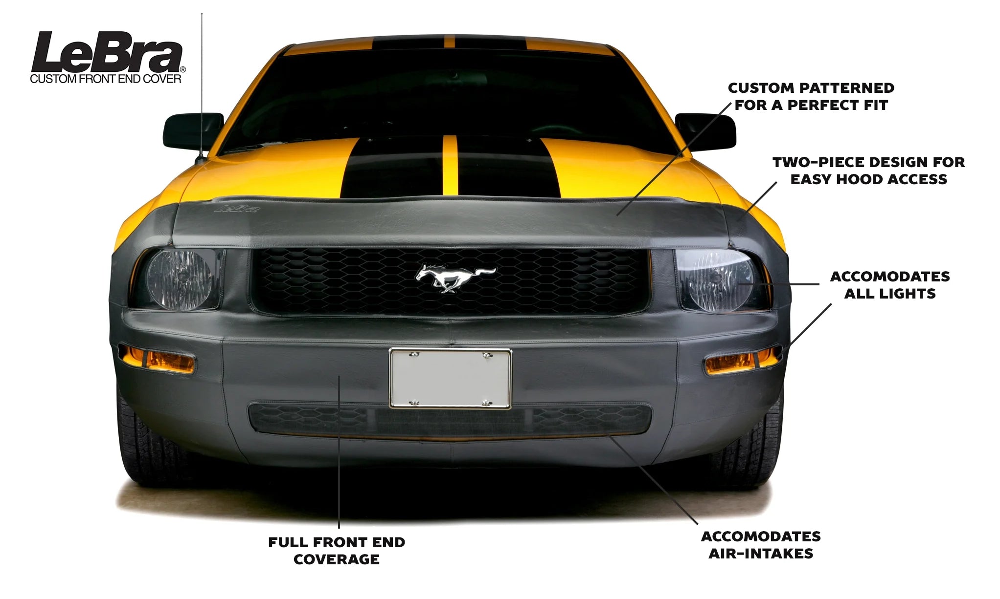 Black Front End Cover for 1995-1998 Subaru Legacy A3377