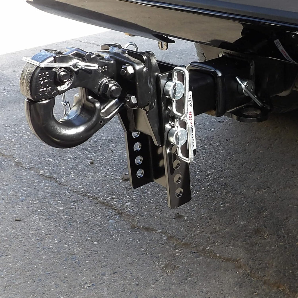 Pintle Hook Drop Ball Mount, Fits 3" Hitch R941