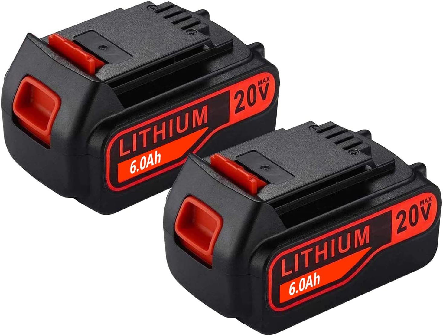 2Pack 6.0Ah 20V MAX Replacement Battery Z914824