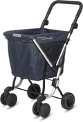 Folding Shopping Cart with Swivel Wheels V1082