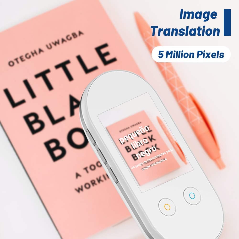 White AI Language Translator Device 108 Languages Q7702