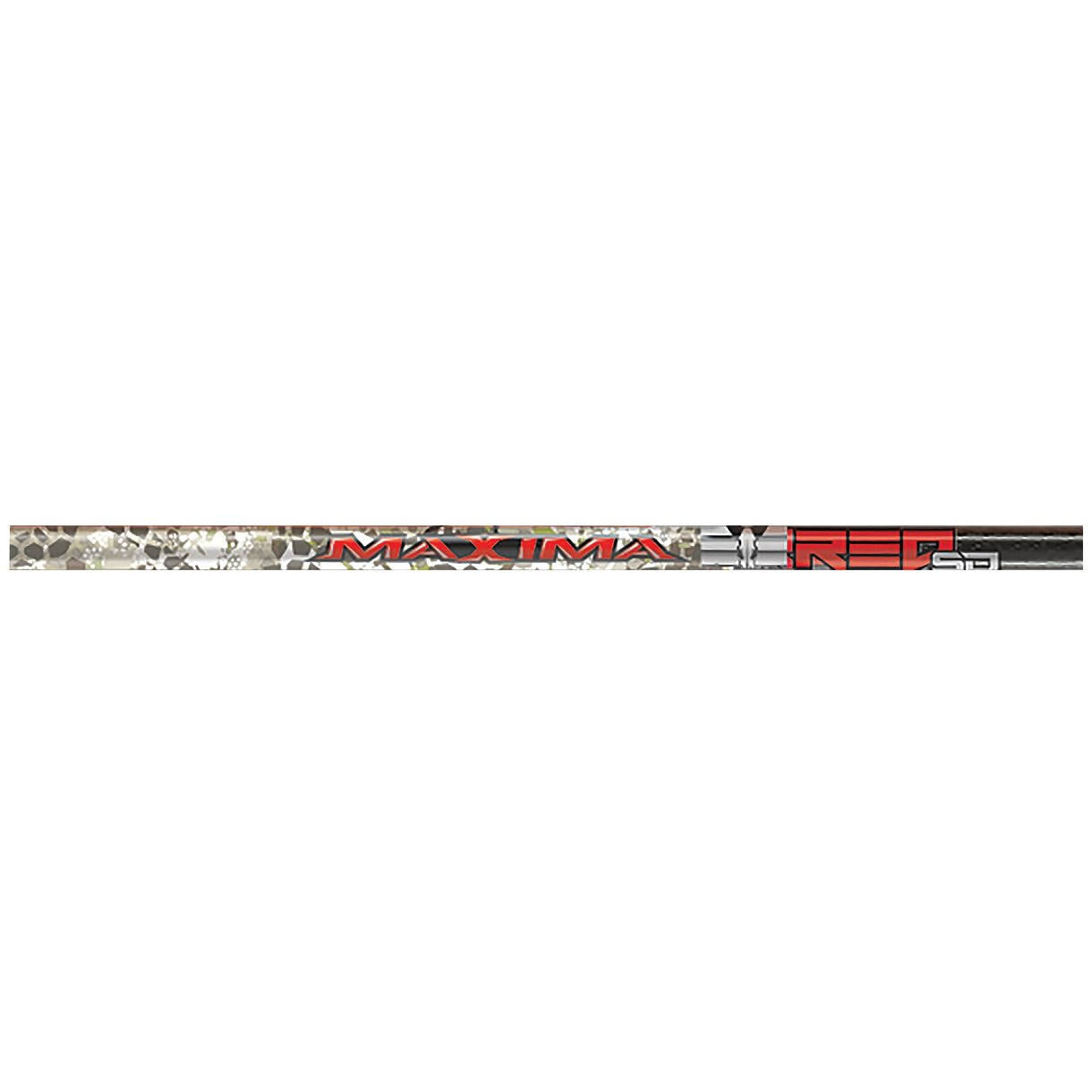 12Pk Carbon Express Maxima Red Badlands SD 350 Shafts G55281