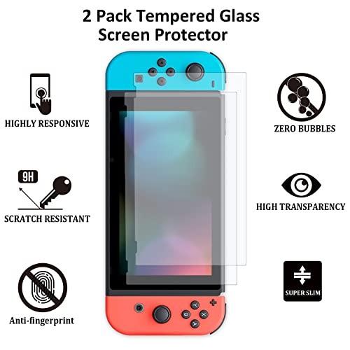 23 in 1 Carrying Case with Steering Wheels Screen Protectors Charging Dock Grips Caps I764