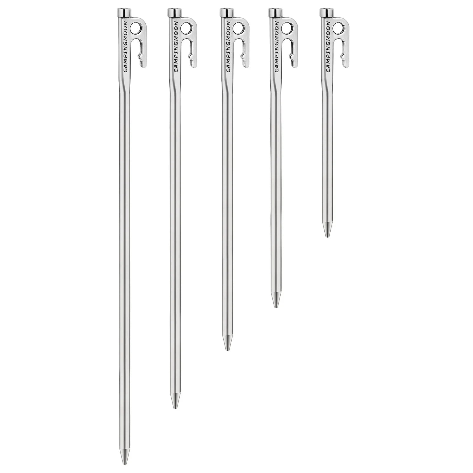 Steel Tent Stakes Pegs with Hook and Hole Design R28862