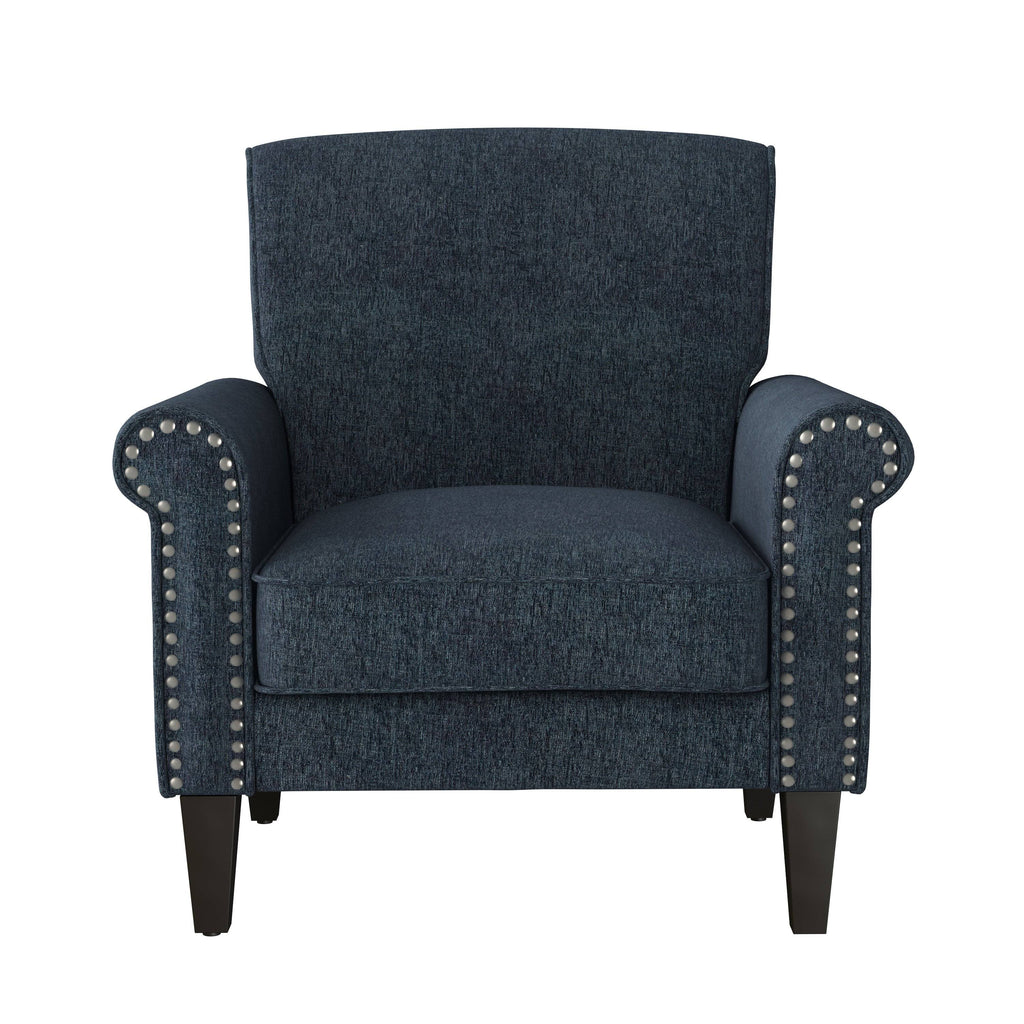 Red Velour Traditional Armchair P622004