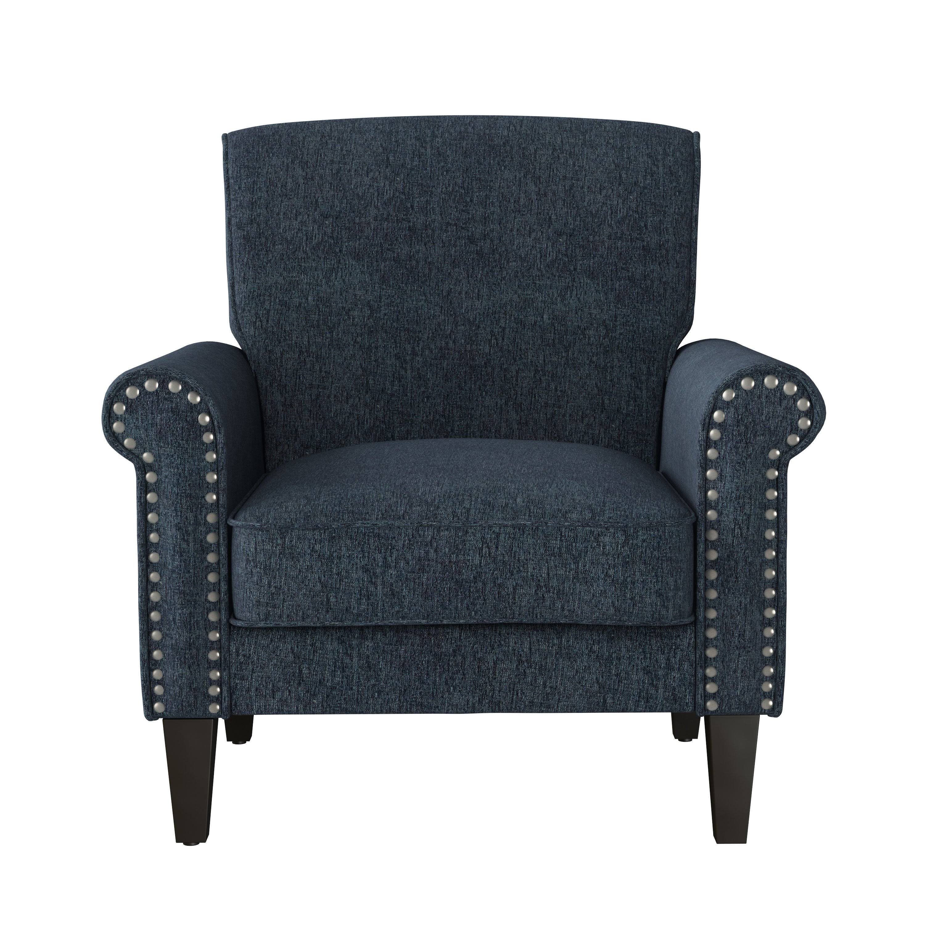 Red Velour Traditional Armchair P622004