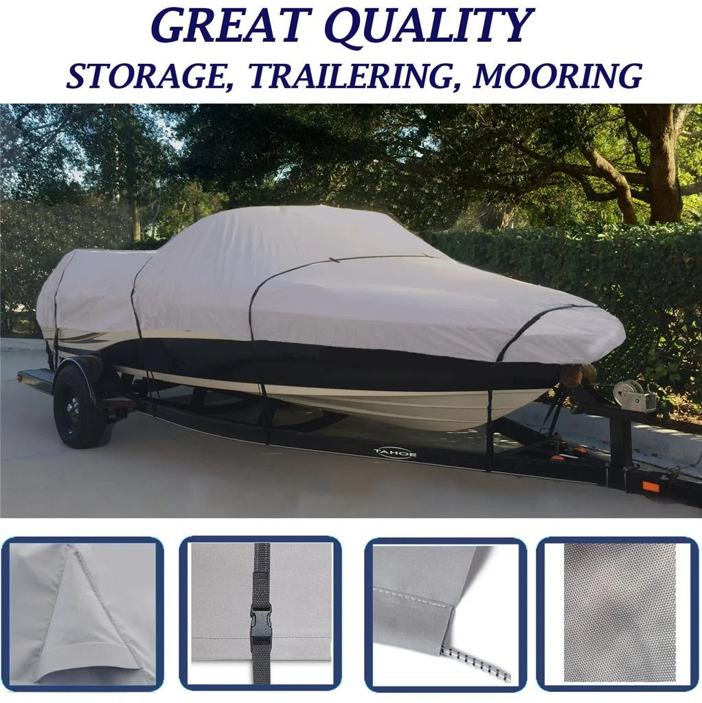 Boat Cover for ALUMACRAFT MV SUPER BANDIT 1991-1998 T8019