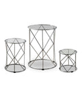 3 Piece Round Nesting Table Set T77540