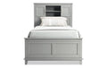Gray Full Bookcase Bed E431