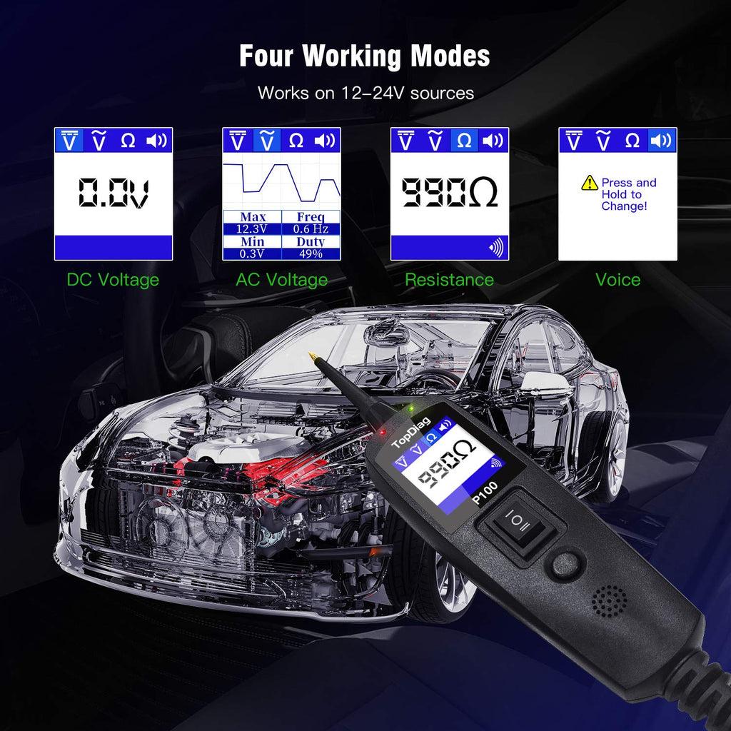 6-30V Circuit Tester Automotive Electrical Tester Digital Voltage Tester A8518