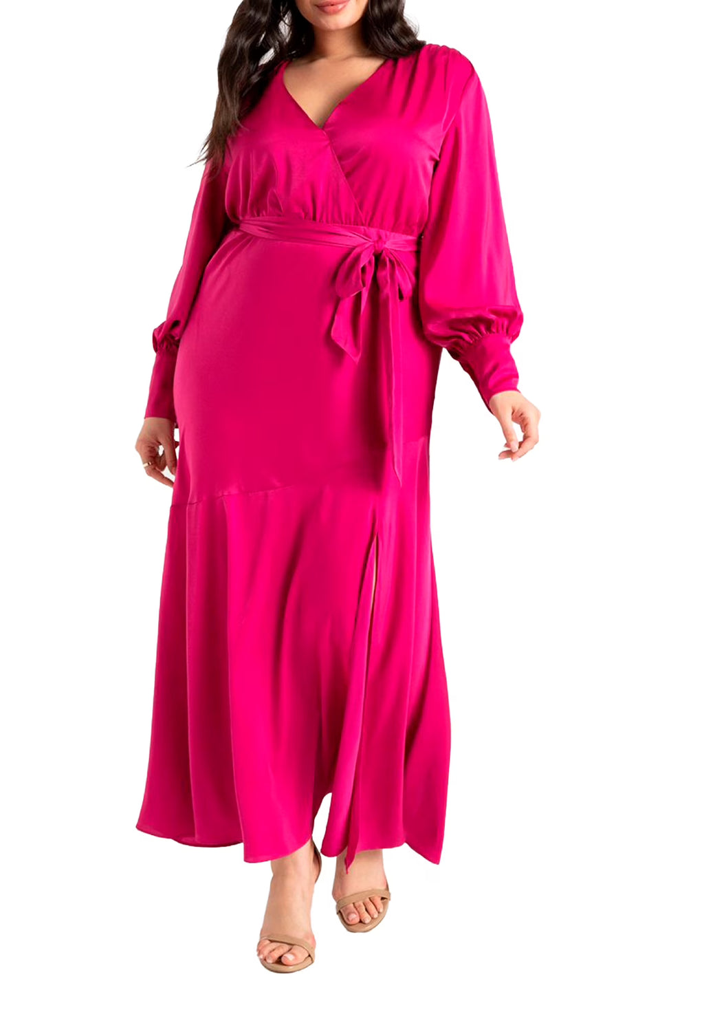 Satin Maxi Dress L42022