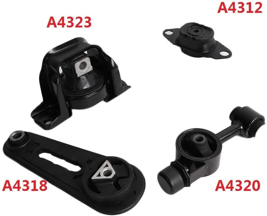 4PCS Engine Motor Trans Mount Set F207