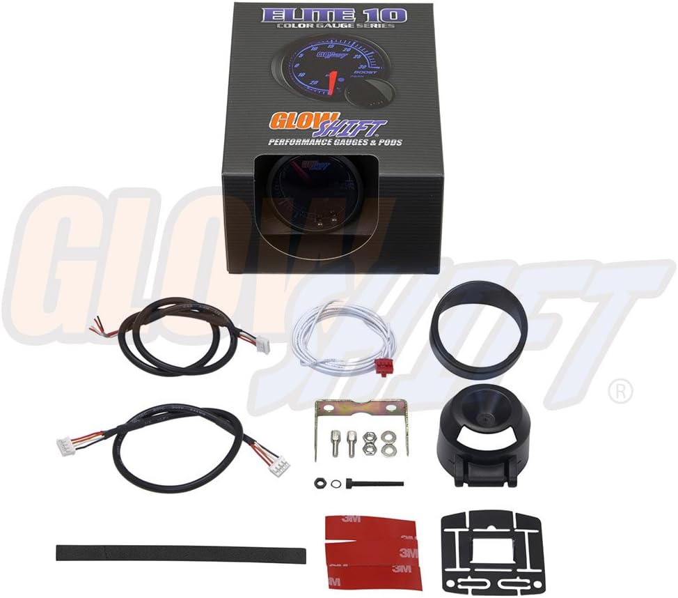 Black Dial Narrowband Air/Fuel Ratio Gauge 2-1/16" 52mm Pack of 2 H70750