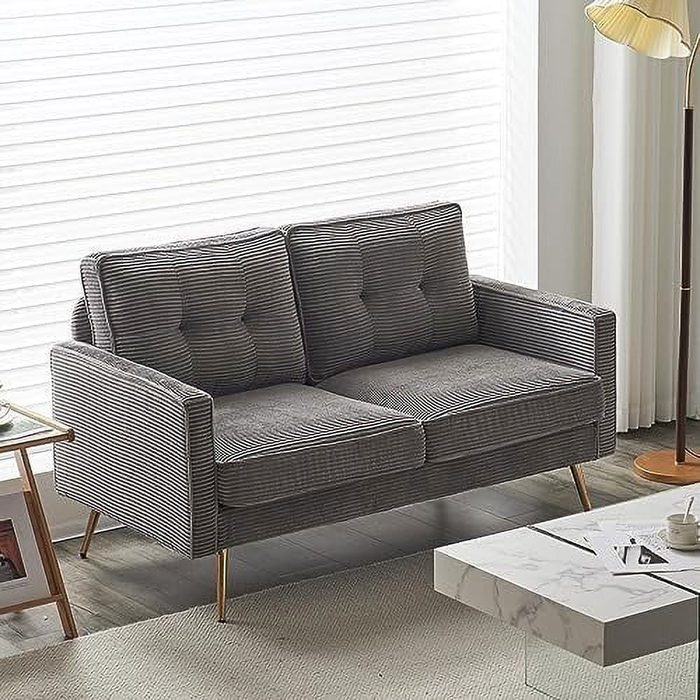 White Faux Sherpa 2-Seater Loveseat Sofa X410375