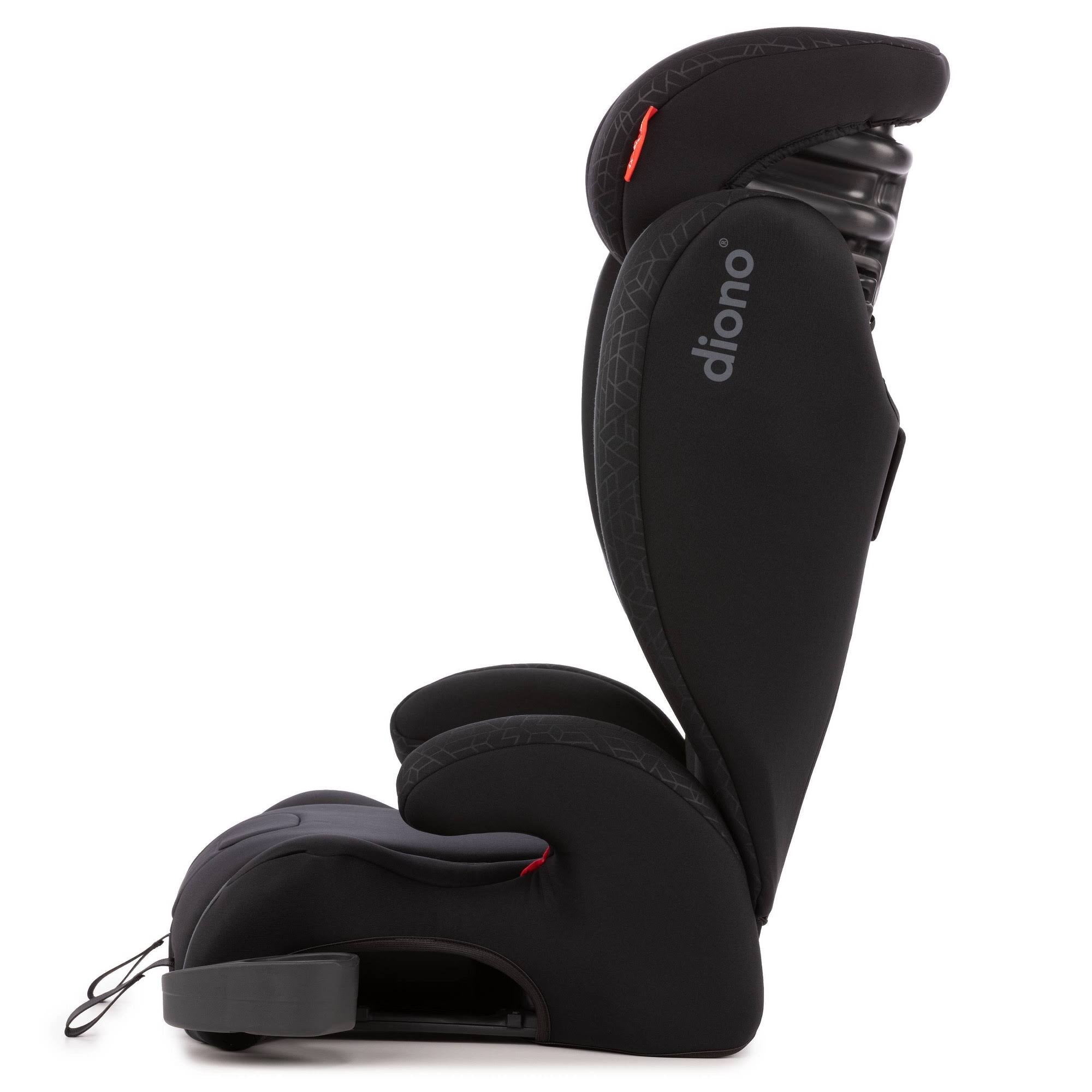 Black 2-in-1 Expandable Belt Positioning Booster Car Seat V326539