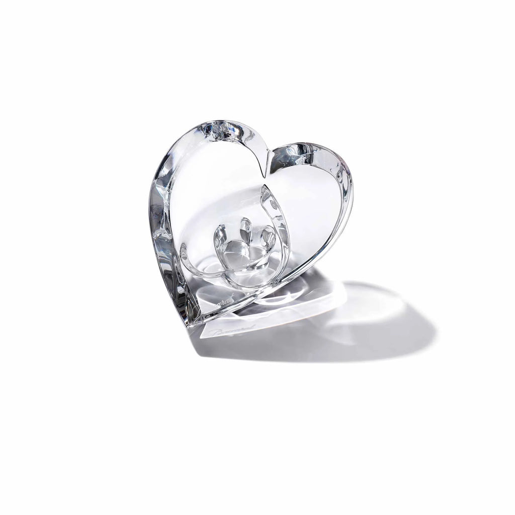Clear Three Stacked Hearts B393