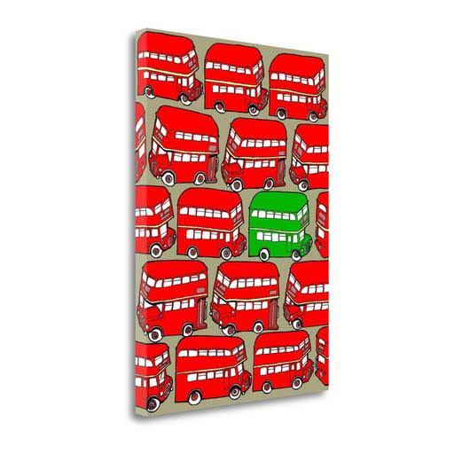 Green Double Decker Fine Art Giclee H173