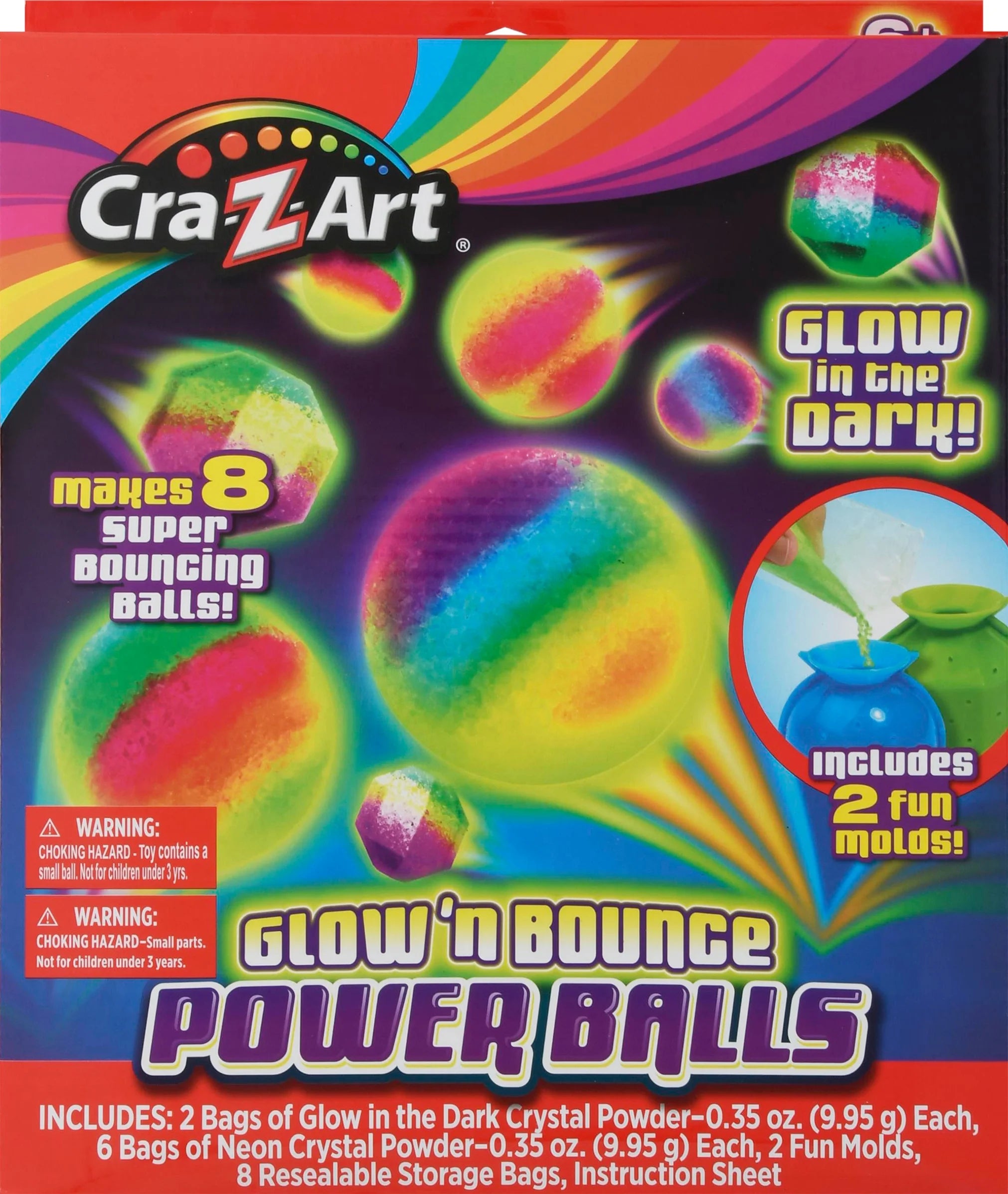 Glow & Bounce Power Balls V954005