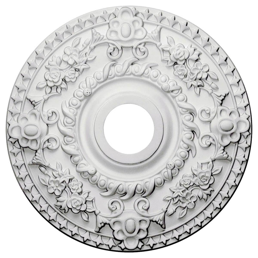 18x22OD x 3 1/2x22ID x 1 1/2x22P Rose Ceiling Medallion B18969