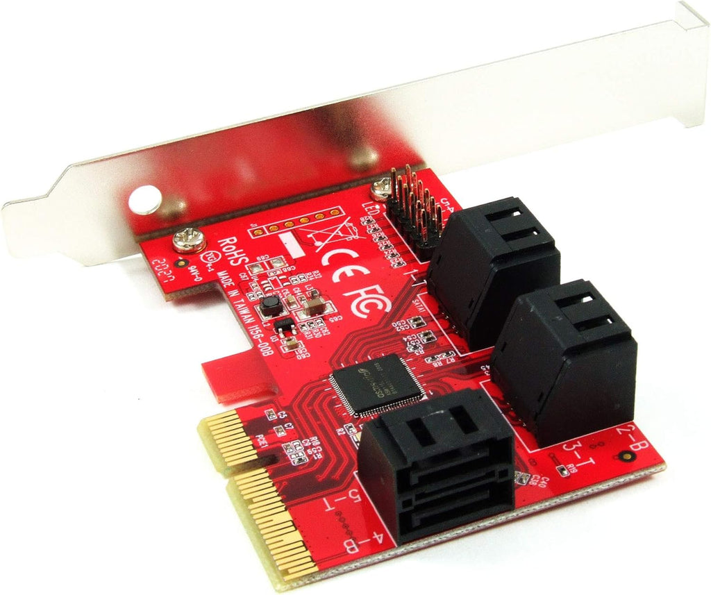 6-Port SATA 6G PCI Express x4 Host Adapter Card S9299