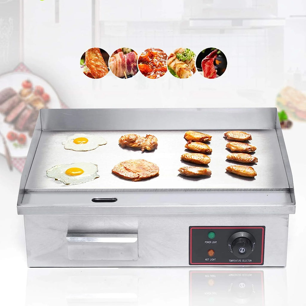 22In Non-Stick Stainless Steel Electric Countertop Griddle E620