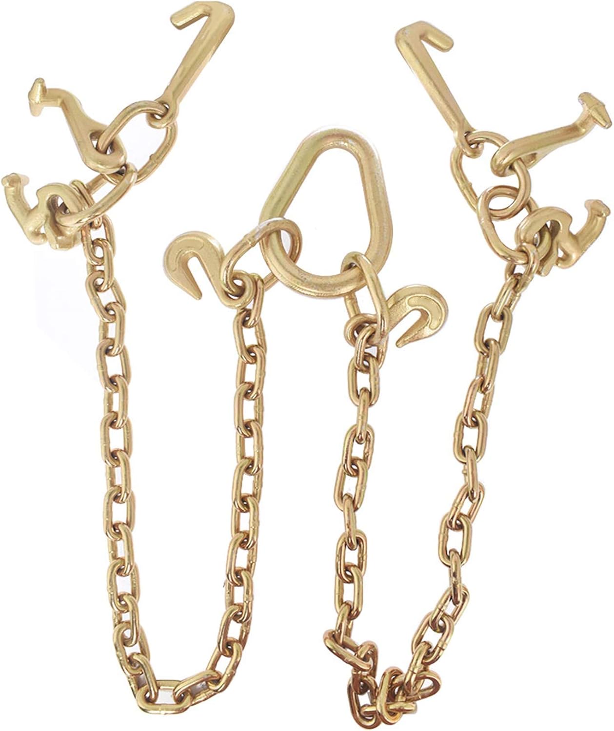 Tow Chain Grade 70 V-Bridle with Cluster Hooks, Pack of 2 L50325