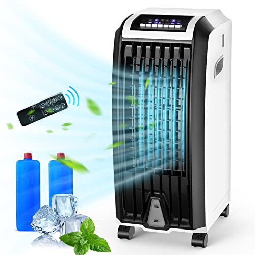 Evaporative Air Cooler with Remote Control, 3 Modes, 7.5H Timer, 6.5L Water Tank G480265