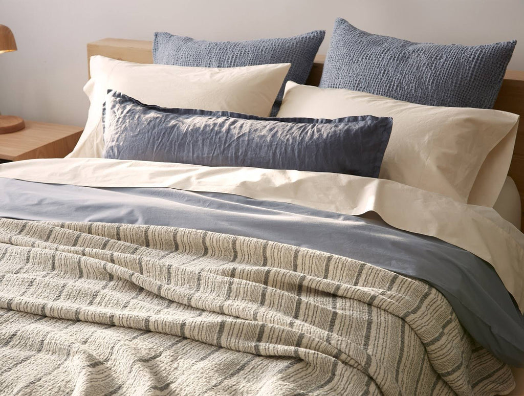 Organic 300 Percale King Duvet Cover - Natural R710747
