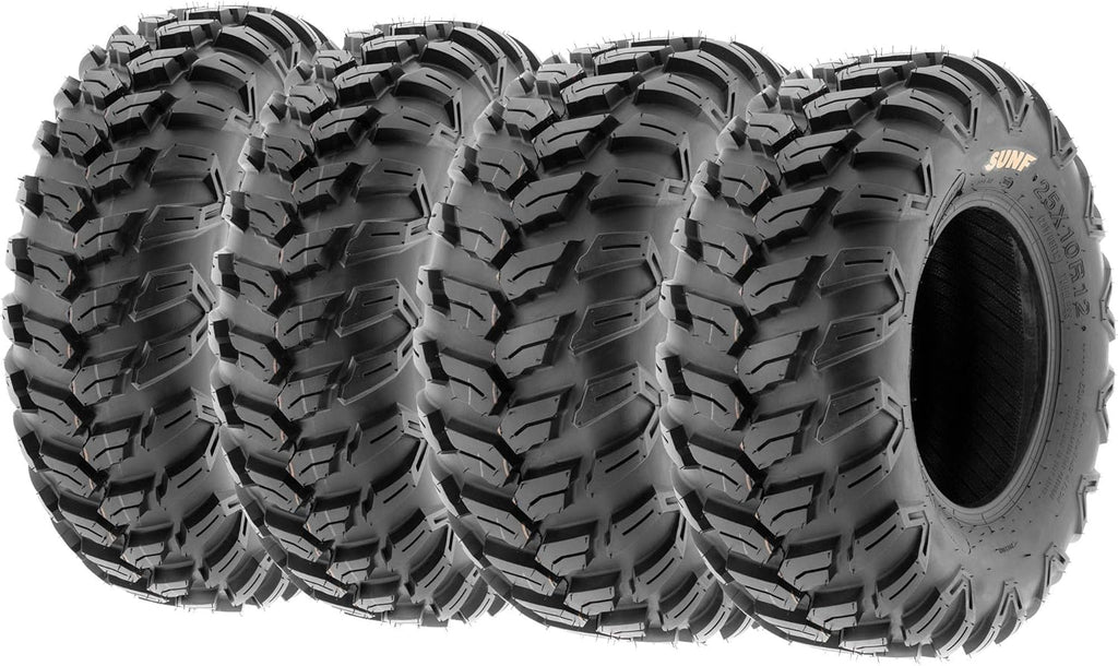 Set of 4 ATV UTV Radial Sport Tires 26x9R14 Front & 26x11R14 Rear, 6PR, All-Terrain T92645