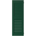 Sapele Mahogany Louvered Shutters Pair J71504
